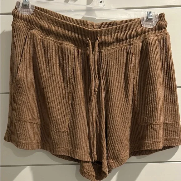 Elan Brown Ribbed Lounge Set - Picture 2 of 9